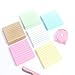 Csdtylh 18 Pads/Pack Colorful Sticky Notes, Memo Notes, Self-Stick Notes, Lined, 3 inch X 3 inch 80 Sheets/Pad,6 Colors