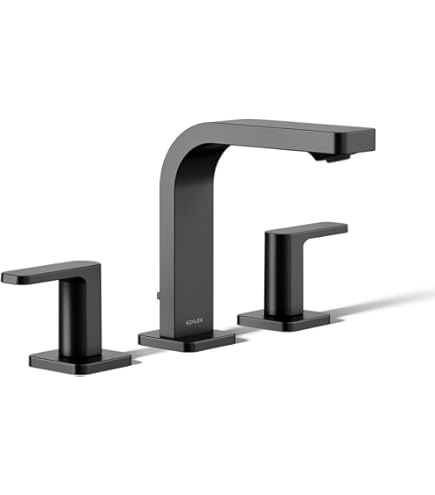 Kohler K-23484-4N-BL Parallel Widespread Bathroom Sink Faucet, .5