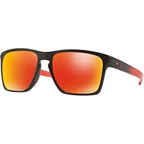 Oakley Mens Sliver XL Asian Fit Sunglasses, Ruby Fade/Prizm Ruby, One Size