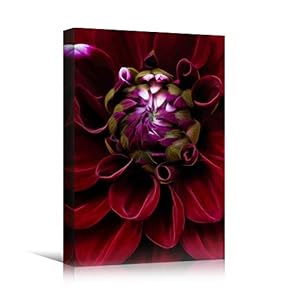 signwin Canvas Wall Art Purple Petal Close Up...