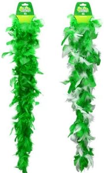 2 St. Patrick's Day Feather Boas, 48"