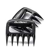 Outdepot BBQ Meat Claws Handler Forks Smoker Accessories, Pulled Pork Shredder Bear Paw Grill Claws, Carving Shredding & Handling Food- Strongest Solid Design ( Set Of 2)