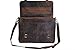 Komal's Passion Leather Handmade 16 Inch Retro Buffalo Hunter Leather Laptop Messenger Bag Office Briefcase Bag