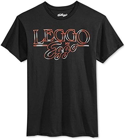 Call Your Mother Mens Leggo My Eggo Graphic T-Shirt Black M