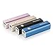 Portable Charger,Mopower 3000mAh Power Bank Lipstick-shaped Aluminum Metal External Backup Battery Pack for iPhone 6 4 5S 4S, iPad ,Galaxy S6 Note 3, iPod,HTC,Sony,LG, Mobile Digital Devices (Pink)