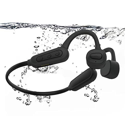 Bone Conduction Swimming Headphones Bluetooth 5.0 IPX8 Waterproof Built
