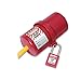 Master Lock Lockout Tagout Device, Rotating Electrical Plug Lockout Device, 220 to 550 Volts, Large, 488 primary