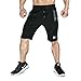 BROKIG Men's Gym Shorts, Fitted Active Sport Running Mesh Shorts With Pockets
