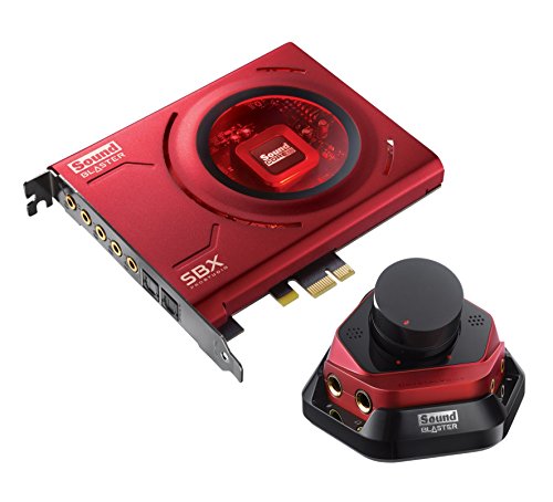 Creative Sound Blaster Zx PCIe Gaming Sound Card with High Performance Headphone Amp and Desktop Audio Control Module (Certified Refurbished)