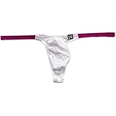 COMLIFE Men's Sexy Low Rise Thong Modal Colorblocking T-Back Briefs