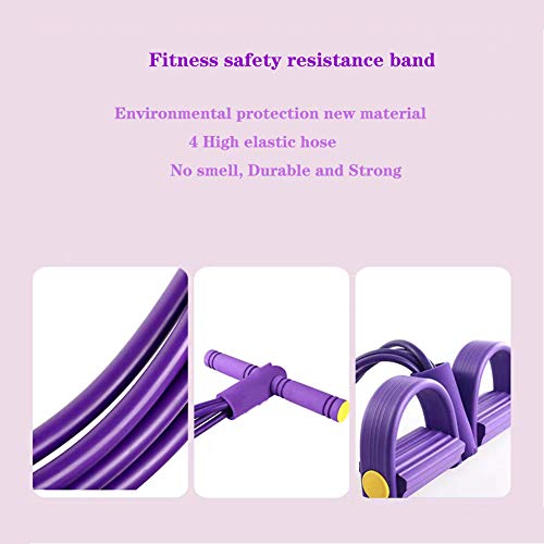 ASPORITNG-Pedal-Resistance-Band-4-Tube-Natural-Latex-Elastic-Pull-Rope-Fitness-Equipment-for-Abdomen-Waist-Arm-Yoga-Stretching-Training