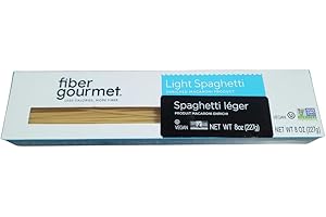 Fiber Gourmet Light Spaghetti Pasta, Low Calorie, High Fibre, Kosher, Non-GMO, Vegan, 227g