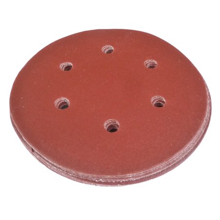 150mm Sanding Disc 240 Grit 6 Dust Holes Pack of 10