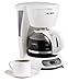 Mr. Coffee 4-Cup Switch Coffee Maker, White - TF4-RB primary