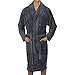 Regency New York Luxurious Men's & Womens Hooded Robe & Shawl Collar Soft Fleece Bathrobe Spa Robe