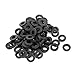 Uxcell a15062200ux0404 M3x6mmx1mm Plastic Round Flat Washer Gasket Seal Ring Black 100 Pcs Plastic (Pack of 100)