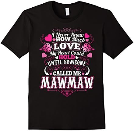 Men's My Mother Loves Being Called a Mawmaw T shirt Gift  Large Black