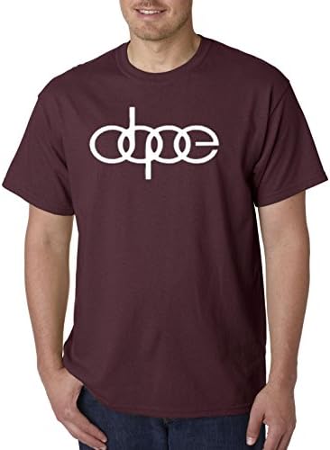 Trendy USA 103 Dope Audi Logo TT S4 Quattro VW Turbo Boost JDM illest r8 Unisex T-Shirt Large Maroon