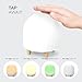 Night Light, Multifun Food Grade Soft Silicone Night Light with Touch Sensor Color Changing Mode, Rechargeable LED Nursery Lamp for Bedrooms, Portable Beside Lamp for Breastfeeding