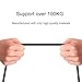 Right Angle Micro USB Cable 10ft 3 Pack 90 Degree Android Charger Cable Extra Long USB Micro Cable Nylon Braided Charger Cords and Data Sync for Galaxy s7 s6 /Android Smartphones(Black, 10feet)