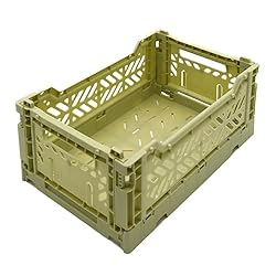 Aykasa Collapsible Storage Bins, Plastic Crate for