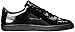 PUMA Men's Basket Classic Patent Emboss Fashion Sneaker, Safety Yellow (10 D(M) US, Puma Black)