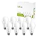 LE 100W Equivalent LED Light Bulbs, 13W 1200 Lumens 2700K Soft Warm White, Non Dimmable, E26 Medium Base, A21 Type A Big Bulb, 15000 Hour Lifetime, Pack of 8