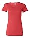 Bella + Canvas Ladies' Triblend Short-Sleeve T-Shirt XL RED TRIBLEND