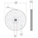 TSM #22 Stainless Steel Meat Grinder Plate (1/4