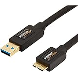 AmazonBasics USB 3.0 Cable - A-Male to Micro-B - 6 Feet (1.8 Meters)
