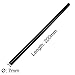 TrendBox Pack of 20 Black 7mmx200mm - Hot Melt Glue Sticks Strips Melting Adhesive for Handmade Craft DIY Home Office Project Craftwork Fix & Repairs