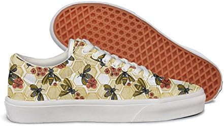 YCFTA Little Bee Women Casual Shoes Sneakers Slip-On Sports Fashion Gym