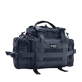 SHANGRI-LA Tactical Assault Gear Sling Pack Range Bag Hiking Fanny Pack Waist Bag Shoulder Backpack EDC Camera Bag MOLLE Modular Deployment Compact Utility Carry Bag Heavy Duty with Shoulder Strap