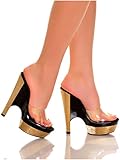 The Highest Heel Women's JADE-11 Partial Wedge With Covered Platform Sandal