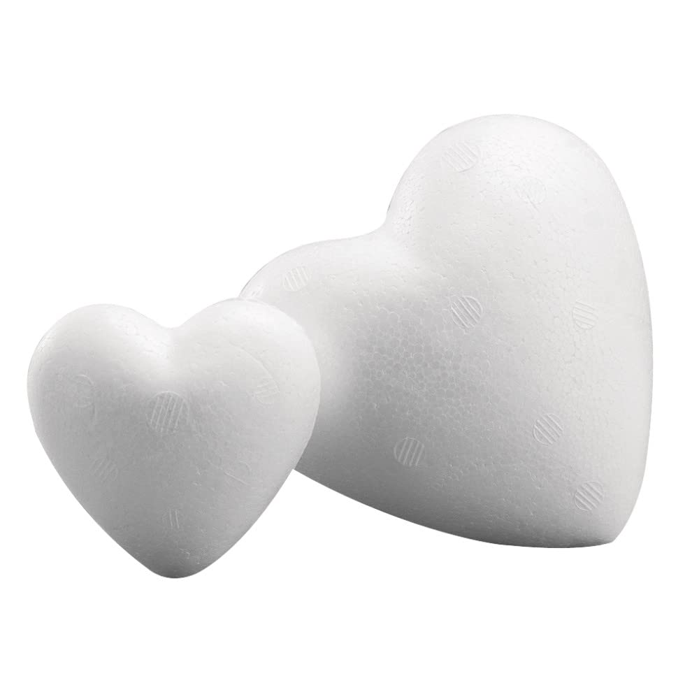 Rayher 3305000 Polystyrene Heart 5 cm