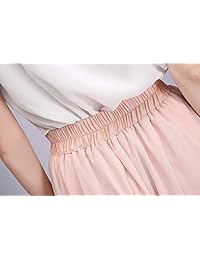 Omelas Maxi vestido de fiesta para dama de honor con falda de gasa de cintura alta para dama