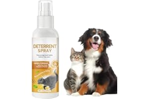 Green Hills Cat Deterrent Spray, Cat Repellent for Furniture & Plants, Effective Kitten Behavior Training & Keep Pet Off, Indoor and Outdoor, Bitter Orange Scent, 120ML