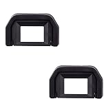 (2-Pack) JJC Eyecup Eyepiece Eye Cup for Canon EOS Rebel T6 T5 T3 SL2 SL1 T7i T6s T6i T5i T4i T3i T2i T1i XSi XTi XT XS Camera, Replaces Canon Ef Eyecup Eyepiece (Tamaño: Canon Ef Replacement)