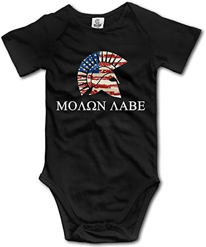 American Flag Helmet Greek Funny For Baby Climbing Clothes - Black
