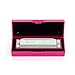 Yodel Baby Child Beginners Girls Pink Toy 10 Tremolo Hole Harmonica C polyphony Tone Harmonica Blues Harmonica