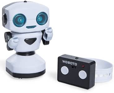 black and white remote control robot