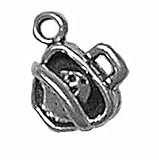 Sterling Silver 3D Bowling Bag With Bowling Ball
