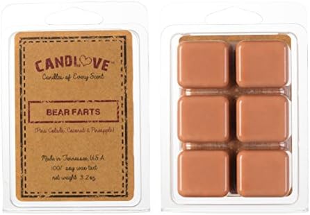 Candlove Bear Farts Scented 3.2 oz Soy Wax Melts (1 Pack)