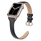 SWEES Leather Band Compatible for Apple Watch 38mm