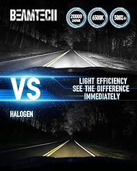 BEAMTECH 9005 Light Bulbs, G-XPower Chips HB3 Fog