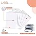 2x4 Labels Compatible with Inkjet and Laser Printers 10 up Labels 2x4 inch Shipping and Address White Mailing Labels Work for UPS USPS FedEx FBA SKU[100 Sheets 1000 Labels] Label&More