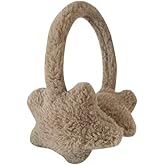Cute star pattern warm ear cushions, ski ear warmers, warm soft plush ear cushions, outdoor soccer ear protectors