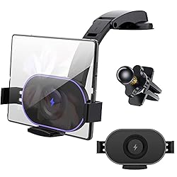 Galaxy Fold 3 Car Mount,15W Qi Fast Charging Car