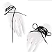 Mother's Day Gift- 3PCs Vintage Black Long Velvet Tassel Choker Necklace for Girls Adjustable