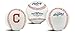 Rawlings | MLB Team Logo Baseball | Cleveland Indians | Official | White